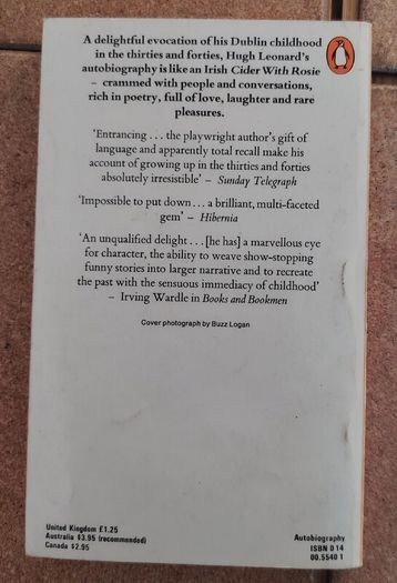 Hugh Leonard - Home Before Night (Vintage 1981 Penguin Paperback)