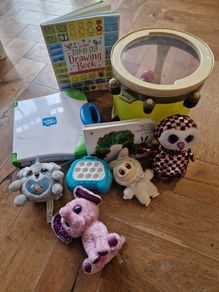 Free toys and books