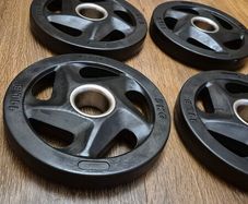 brand new 4x5 kilo olympic weight plates