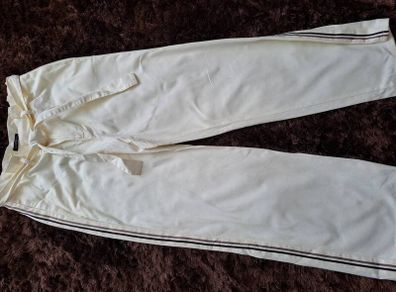 Marks Spencer Wide leg Cream Trousers uk12 new