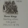 New genuine 14k/silver pandora charm Image 3