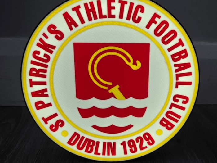 St Patricks Athletic Football Club Crest Light