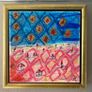 Original Abstract Painting Contemporary Irish Art Eclectic Gold Seascape Image 2