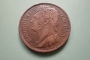Ireland 1822 Geo IV Penny