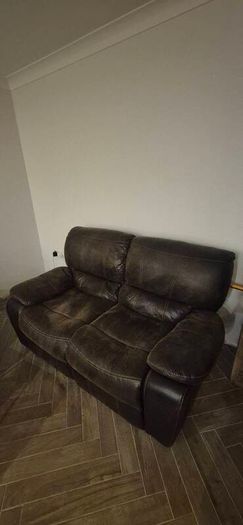 Recliner 2 sofas in leather