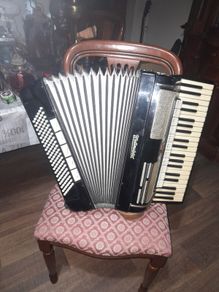 Rare Old Weltmeister Bass Accordion 1960s With Case