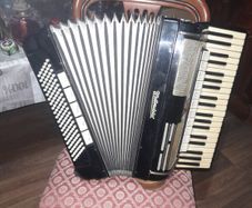 Rare Old Weltmeister Bass Accordion 1960s With Case