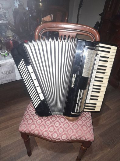 Rare Old Weltmeister Bass Accordion 1960s With Case