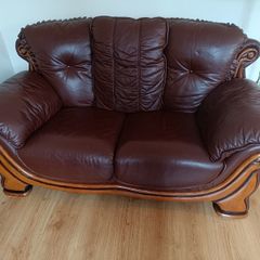 Free 2 Italian Leather couches, 2X two seaters. Immaculate condition, kept in granny flat, like new.
