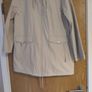 F&F Ladies Shower Resistant Long  Jacket With Hood. . (Hidden Phone Pocket ). S.18.   B.N.W.T. Image 3