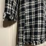 Chanel-Inspired Boucle Checkered Coat - Elegant, Timeless, Size M / 38 / 10 Image 5