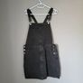 PRIMARK Black denim dungaree dress 42 14 NEW Image 5