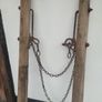 VINTAGE wood and steel horse harness Image 2