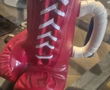 Budweiser boxing glove stein