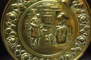 Vintage Brass Wall Plate