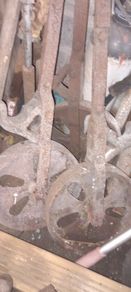 old disc grubber wheels