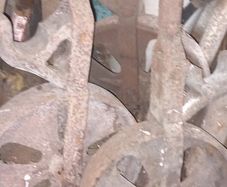 old disc grubber wheels