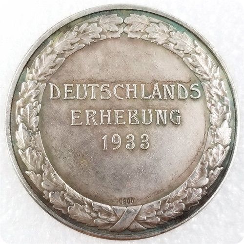 Ww2 Mark German Coin  Hitler Luftwaffe Swastika Nazi Warplane  Reichsmark
