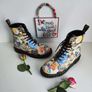 Dr Martens 1460 pascal oriental asia japanese stud 8 hole boots UK 5 EU 38 US 7 Image 9