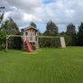 Playhouse and swings Image 4