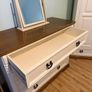 Cream Solid Oak Bedroom Furniture Set Image 7