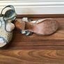 Firetrap Ladies Cream Leather High Heel Sandal Size 3 Image 3