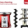 Stage Chocolate Fountain 90 Watt | 31.5 cm high with Stainless Steel Tower | 750 Gram Capacity | Retro Look | Great for Children's Birthdays and Weddings (FREE POSTAGE) Image 5