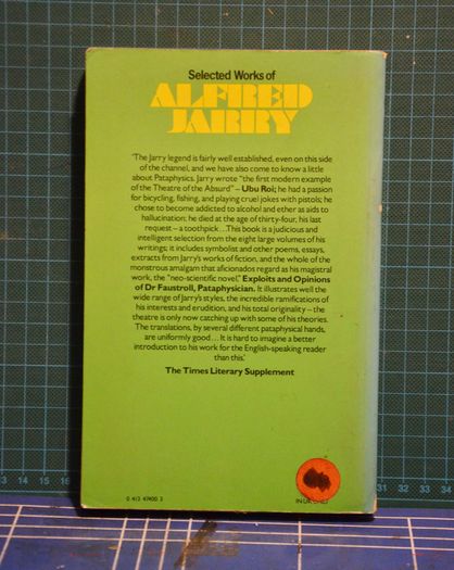 'Selected Works of Alfred Jarry'