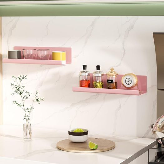 WELDUN Floating Shelves, Set of 4 Wall Mounted Shelf