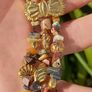 Vintage women's quartz watch "Visage" with natural stones. Image 6