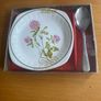Vintage Royal Worcester Palissy dish with a spoon in original box Image 2