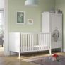 IKEA Sundvik Cot Cotbed White Wooden Baby Cot Image 3