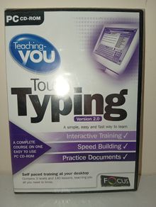 Teaching-you Touch Typing 2 Version 2.0 A Complete Course -PC CD-ROM- new and sealed