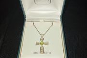 Sterling silver chain with cross