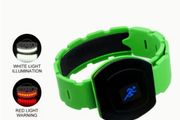 LED Running Light Flashlight Rechargeable, 3 Modes (White/Red/Strobe), IP65,