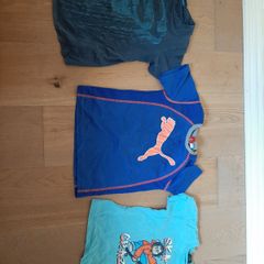 9 Boys T Shirts and 3 vests - Various Sizes
