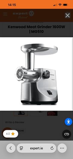 Kenwood Meat Grinder Pro 1600 MG510