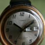 Vintage 1976 Timex Viscount Automatic Mechanic Men Day Date Watch Working! Image 3