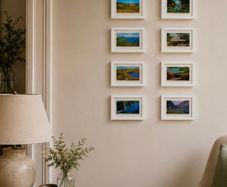 Framed Vintage Irish Postcard Collection