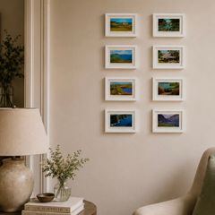 Framed Vintage Irish Postcard Collection