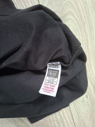 LS Black tshirt Age 9-10
