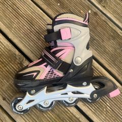 Gonex Inline Skates for Girls Boys Kids, Adjustable Light Up Roller Blades