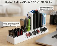 USB SD and MicroSD holder