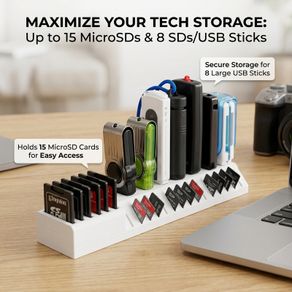 USB SD and MicroSD holder