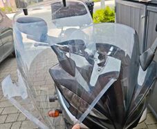 fz6 touring windshield 15cm taller