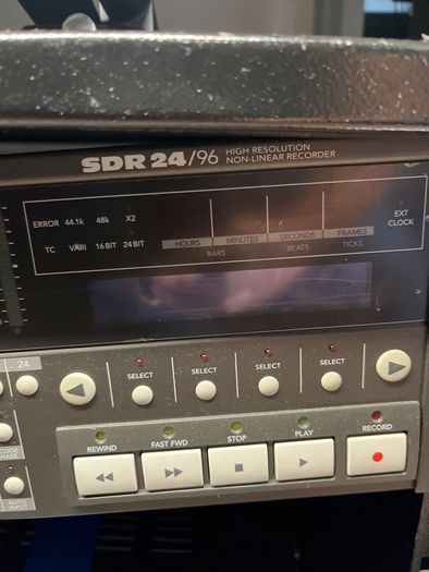 Mackie SDR 24/96 Hard Disk Recorder