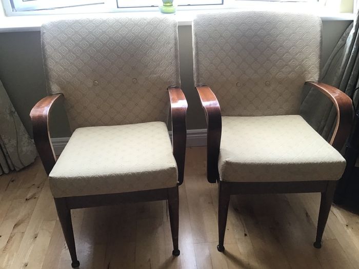 Pair of Retro Mid Century Armchairs