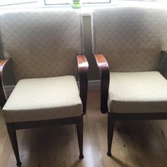 Pair of Retro Mid Century Armchairs