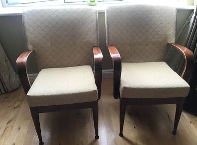 Pair of Retro Mid Century Armchairs