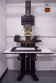 De Vere 504 enlarger ( floor standing model ) with Ilford Multigrade 500 head, power supply & RH Designs Stopclock 500